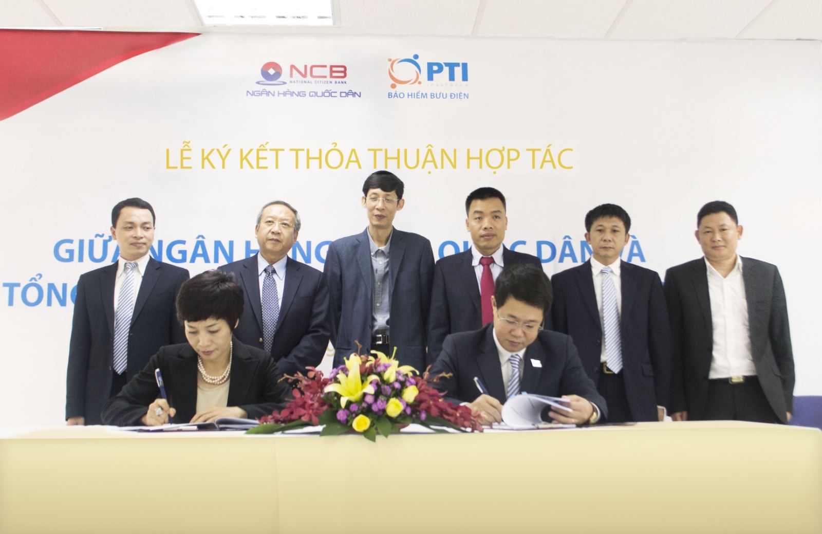 NCB và PTI đã ký kết hợp đồng hợp tác tại Hà Nội